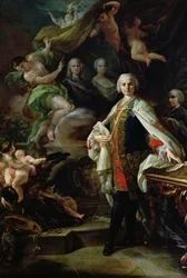 Porträt von Carlo Broschi (1705-82) 